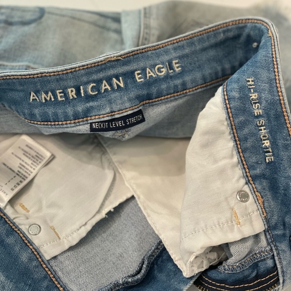 American Eagle Hi-Rise Shortie | Women’s Size 4 | Blue Jean - Picture 6 of 6